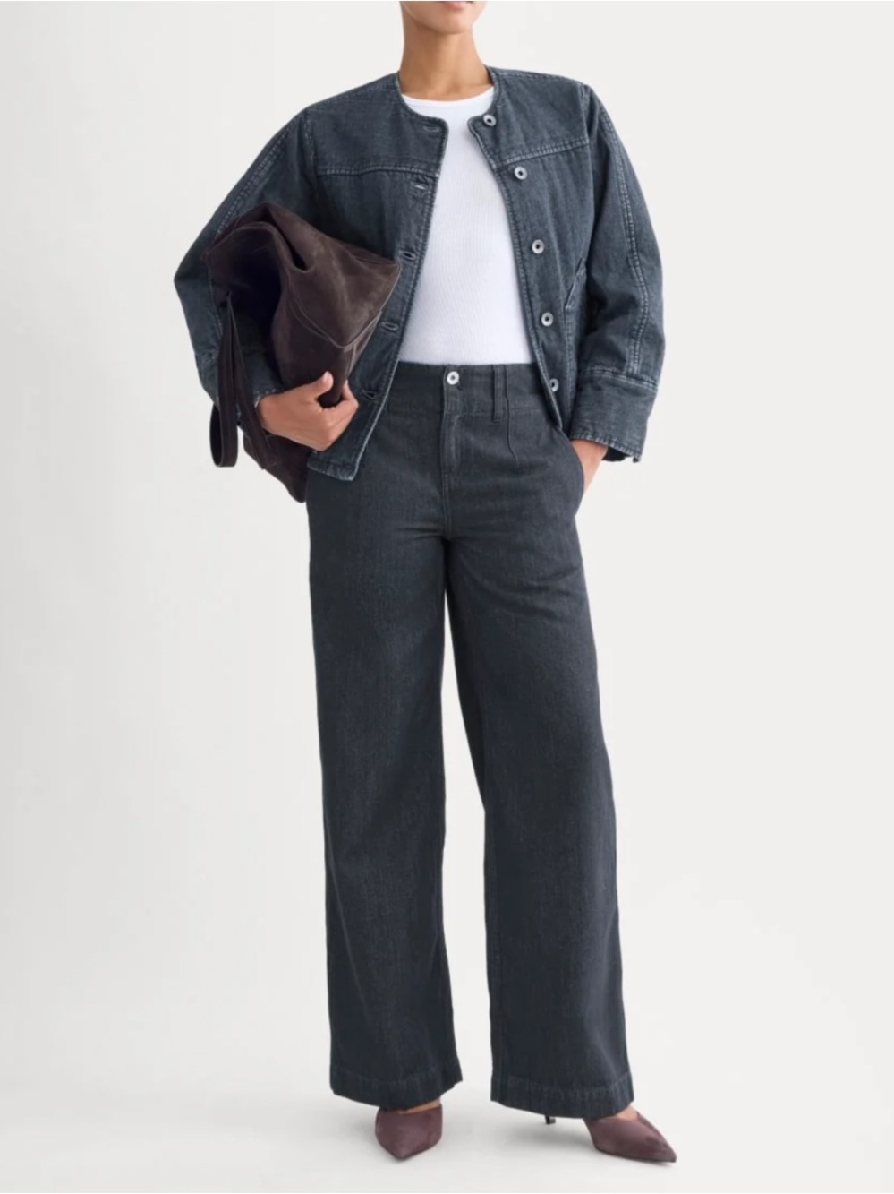 Everlane Mid Rise Trouser Jeans